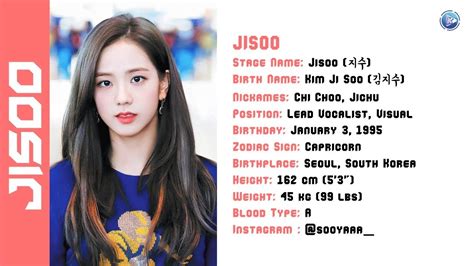 blackpink Jisoo nicknames